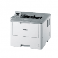 Принтер лазерный Brother HL-L6400DW (A4, ч/б, 50 стр/мин, 512Мб, печать 1200x1200, 1х520л. + 50л. обходной, Duplex, Ethernet, USB, Wi-Fi, NFC, пусковой тонер.